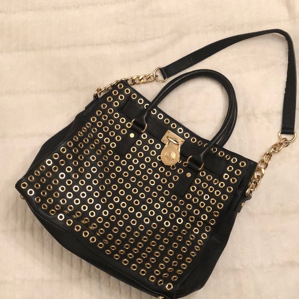 Michael Kors Gold Grommet Tote